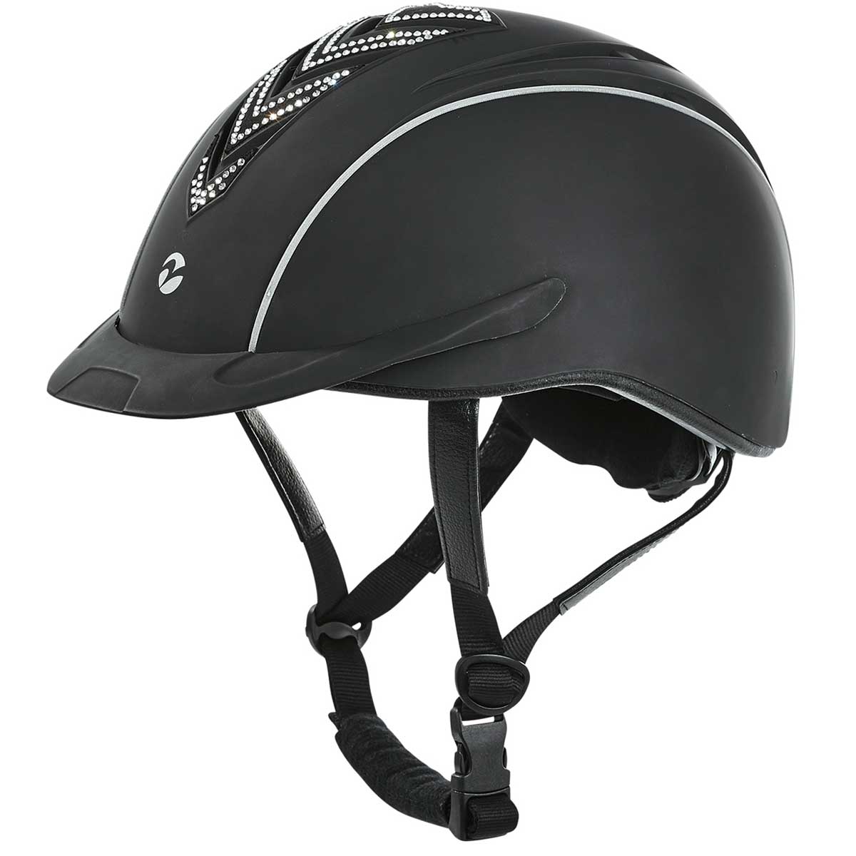 Casco da equitazione Busse CALAIS nero (crystal) S