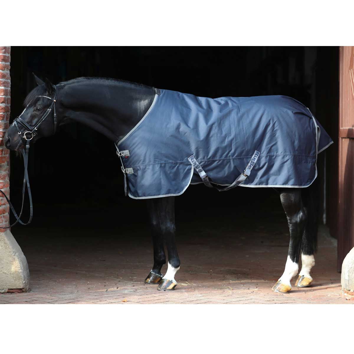 Covalliero Coperta invernale RugBe IceProtect navy 600D, 300g 125