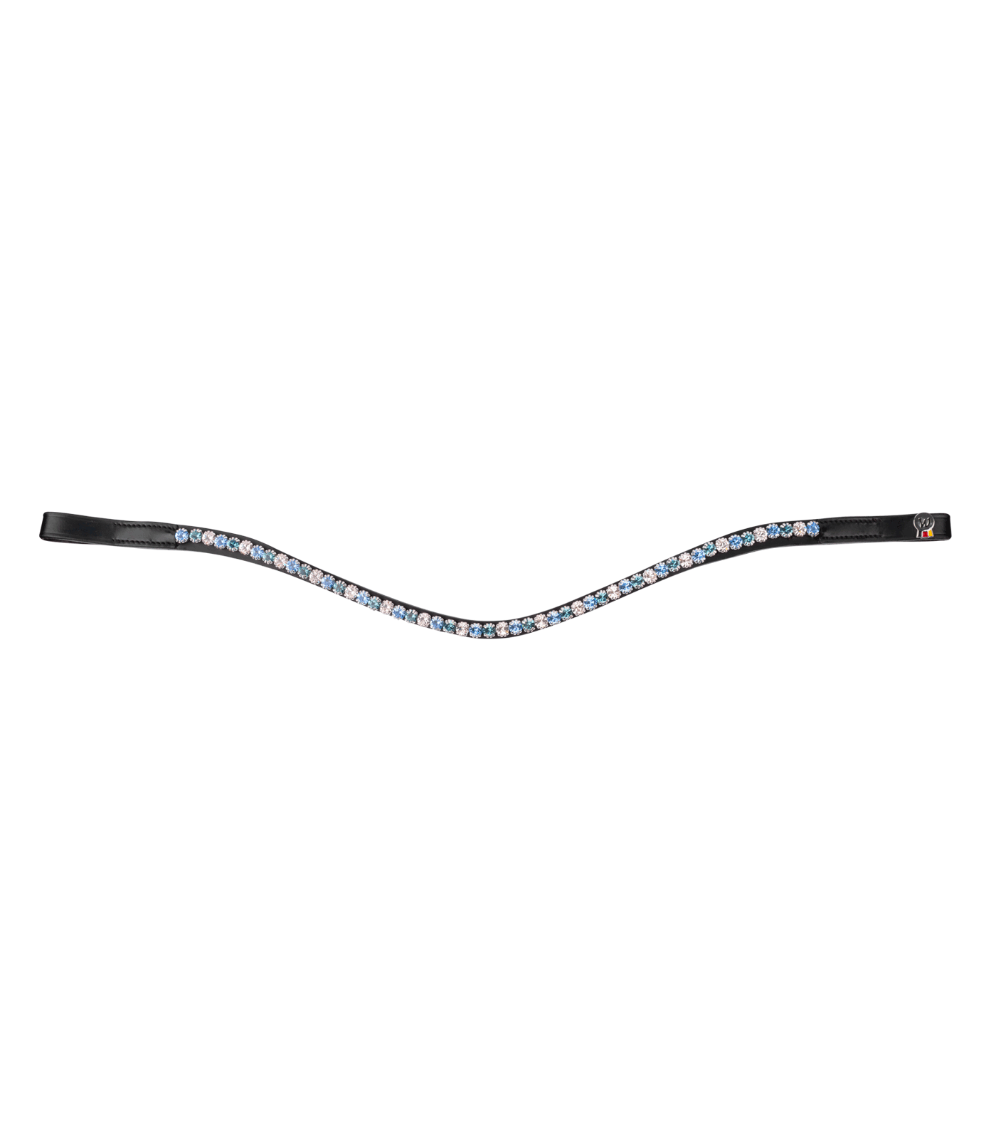 Waldhausen Frontalino X-Line Glam, nero, COB, blu petrolio/argento