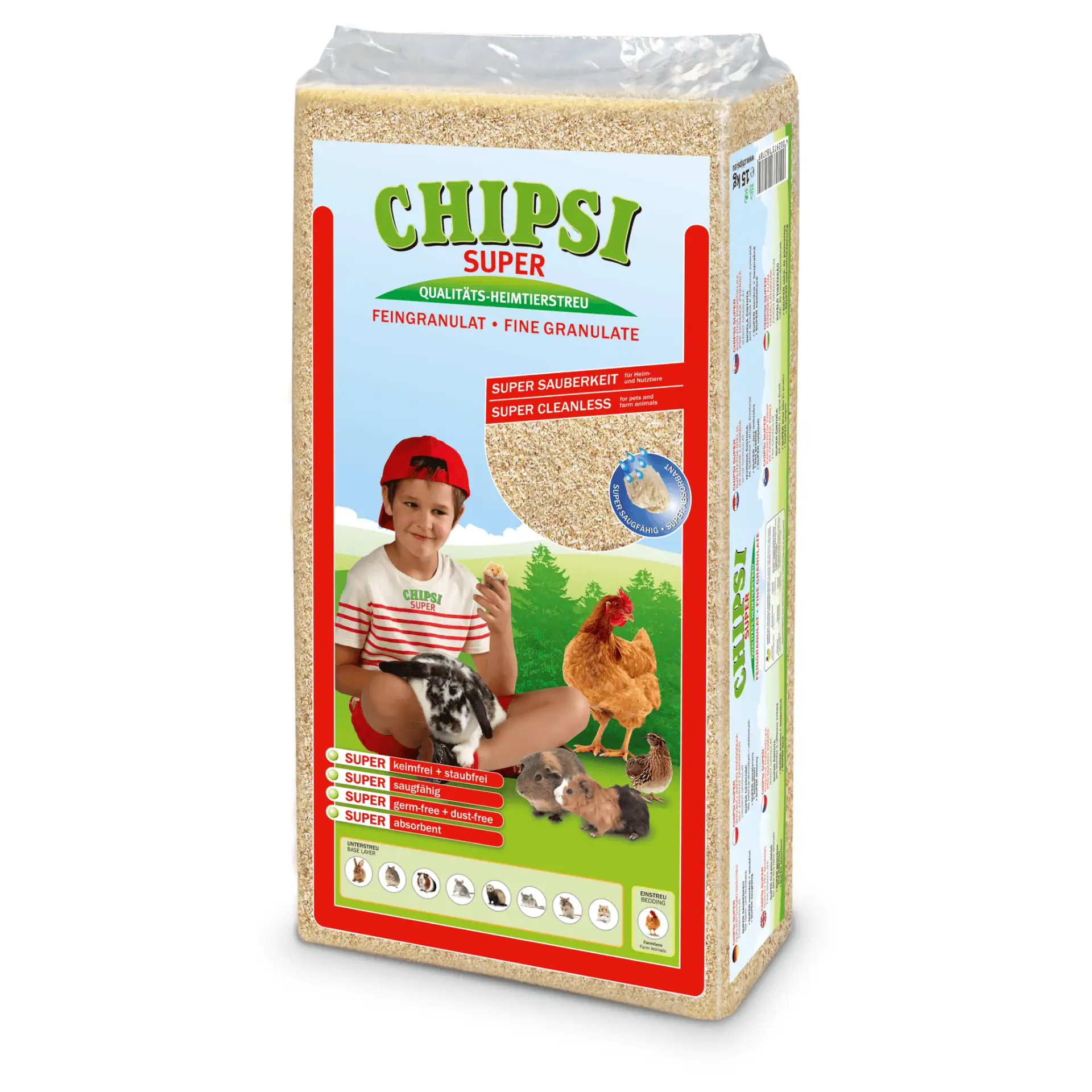 Chipsi Super Lettiera per roditori granulato legno 15 kg