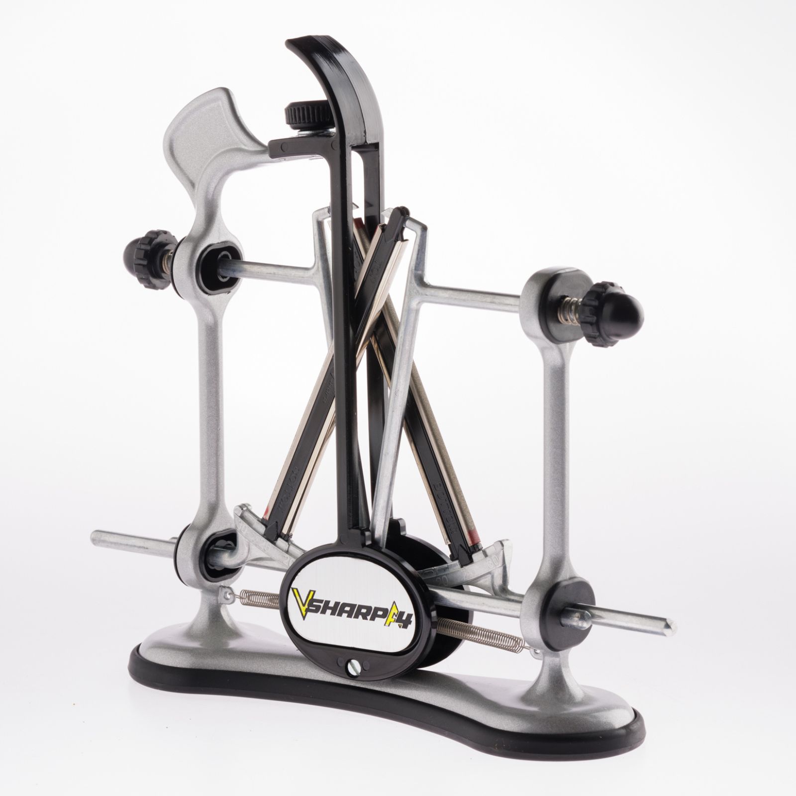 V-Sharp A4 Affilacoltelli professionale con angolazione regolabile argento