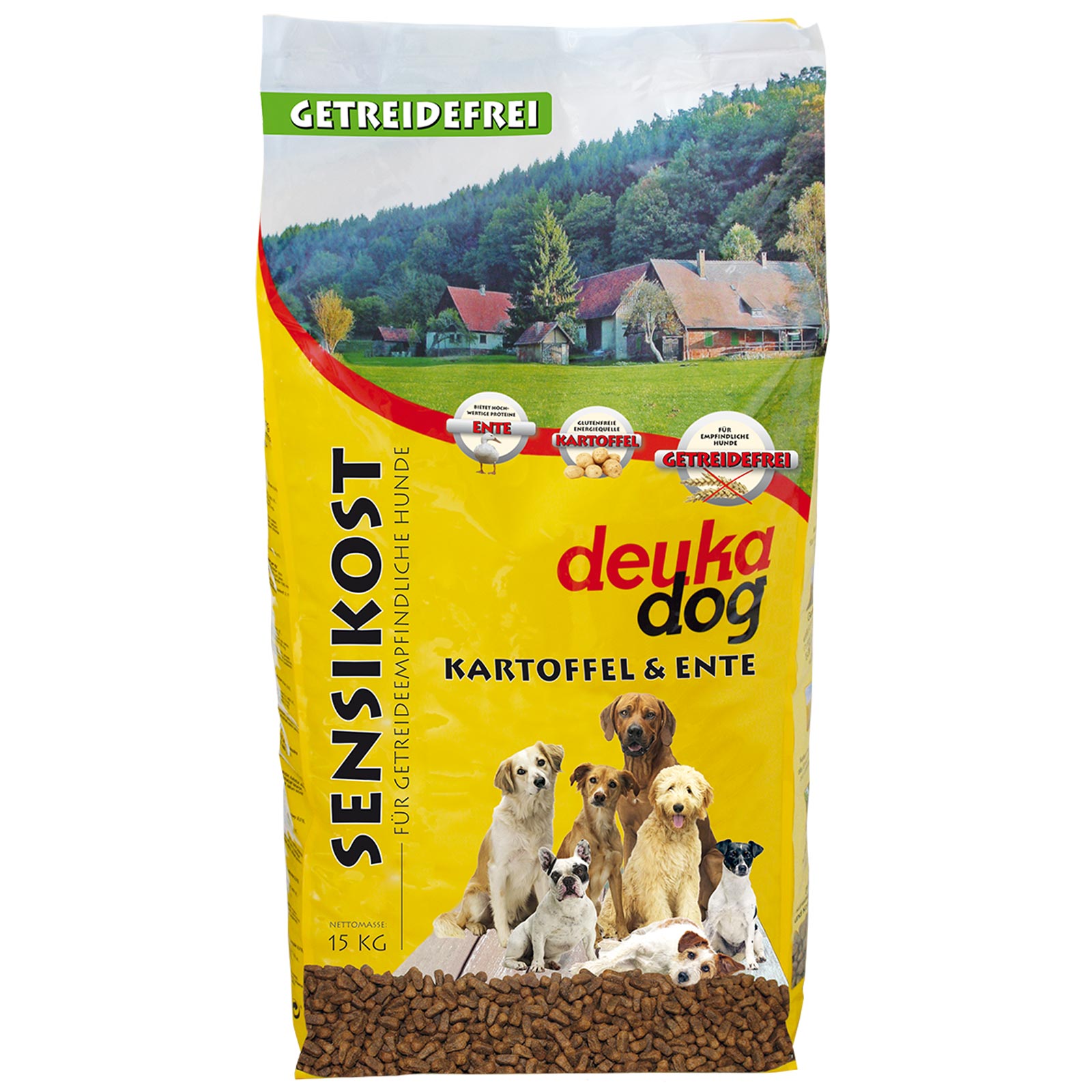 Deuka Schonkost Mangime per cani sensibili con anatra e patate senza cereali