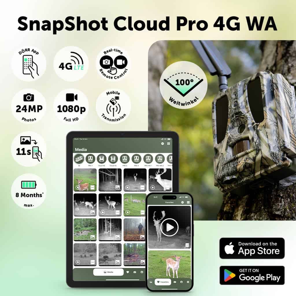 Fototrappola per fauna selvatica SnapShot Cloud Pro 4G WA