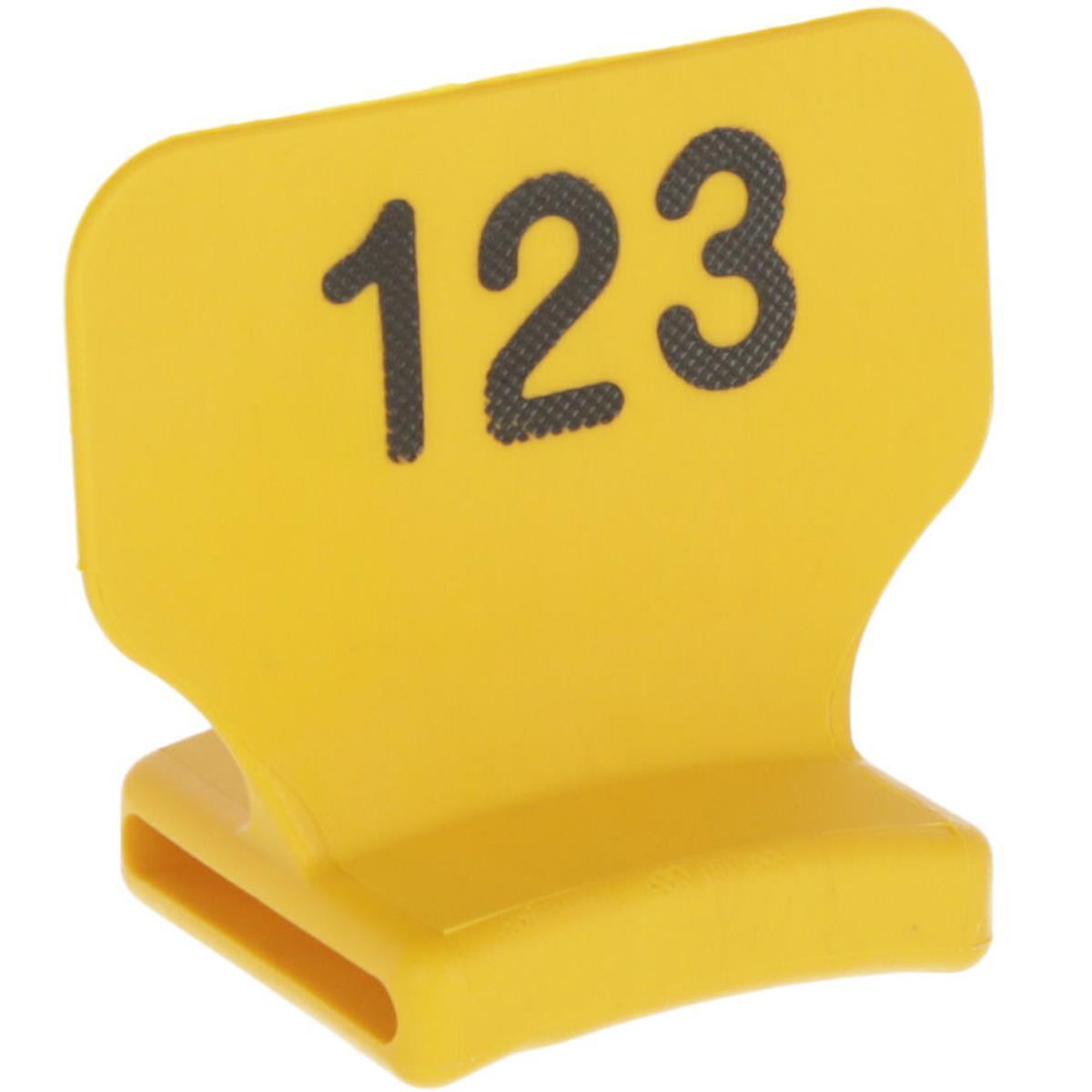 25x Numeri identificativi per marcatura nuca bovini
