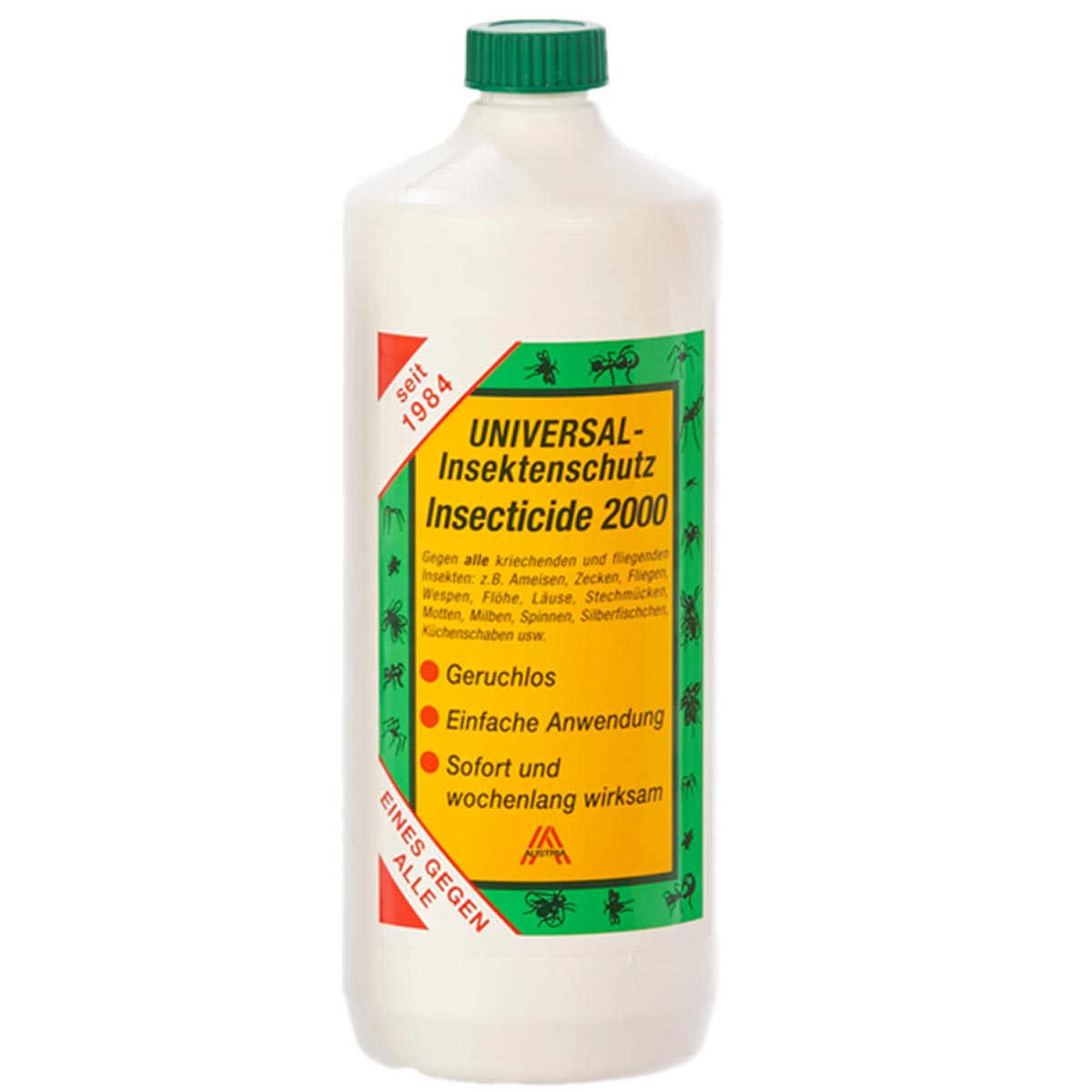Insecticide 2000 Repellente spray universale contro insetti e parassiti 1000 ml ricarica