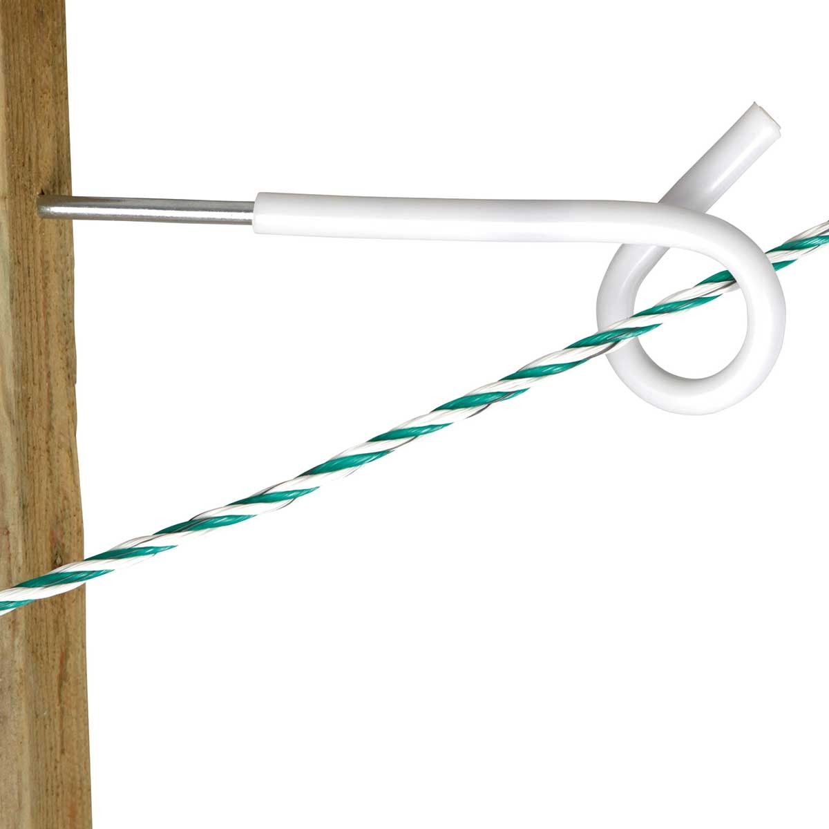 5x AKO isolatore a occhiello con gambo lungo per fili, corde e nastri 25 cm