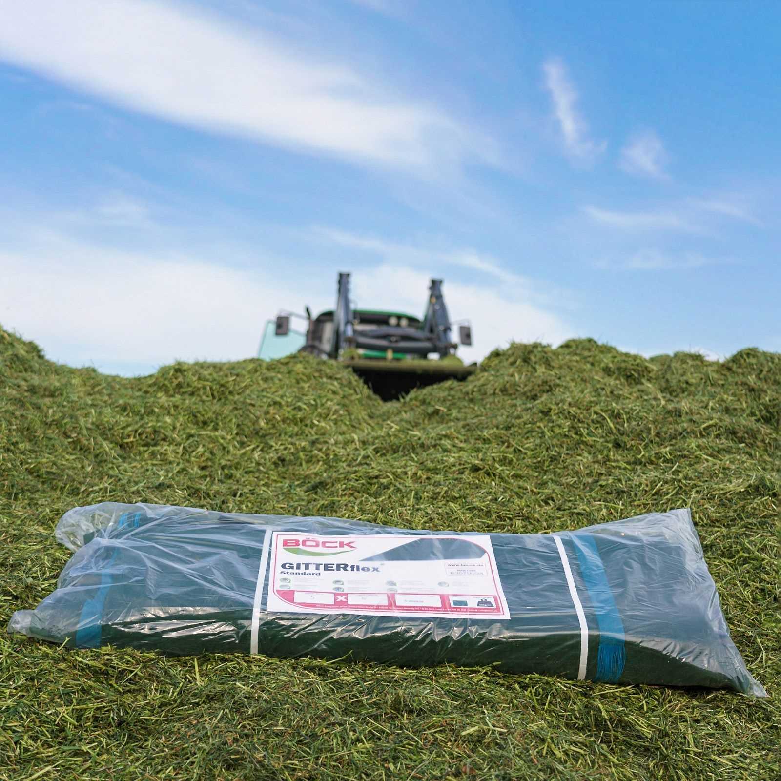 Rete di protezione per insilati GITTERflex 220 g/m² 5 x 10 m