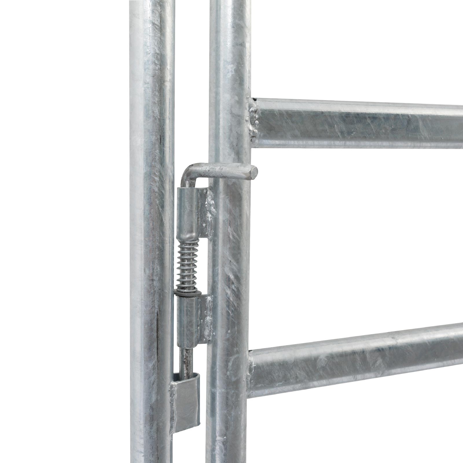 Kit recinto mobile per pascolo con pannelli in metallo e cancello ø 10,4 m