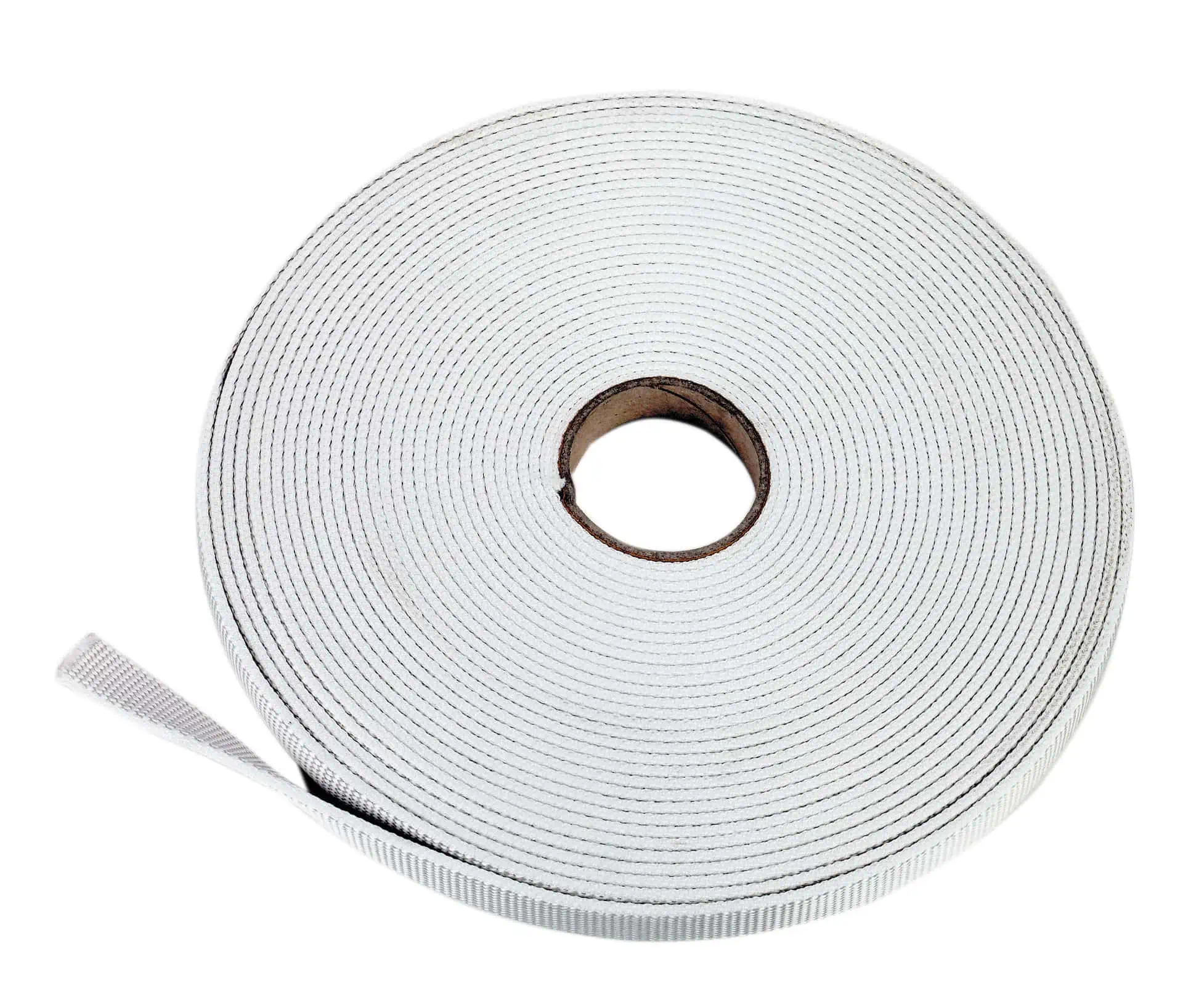 Nylon webbing for bindings 25 mm white