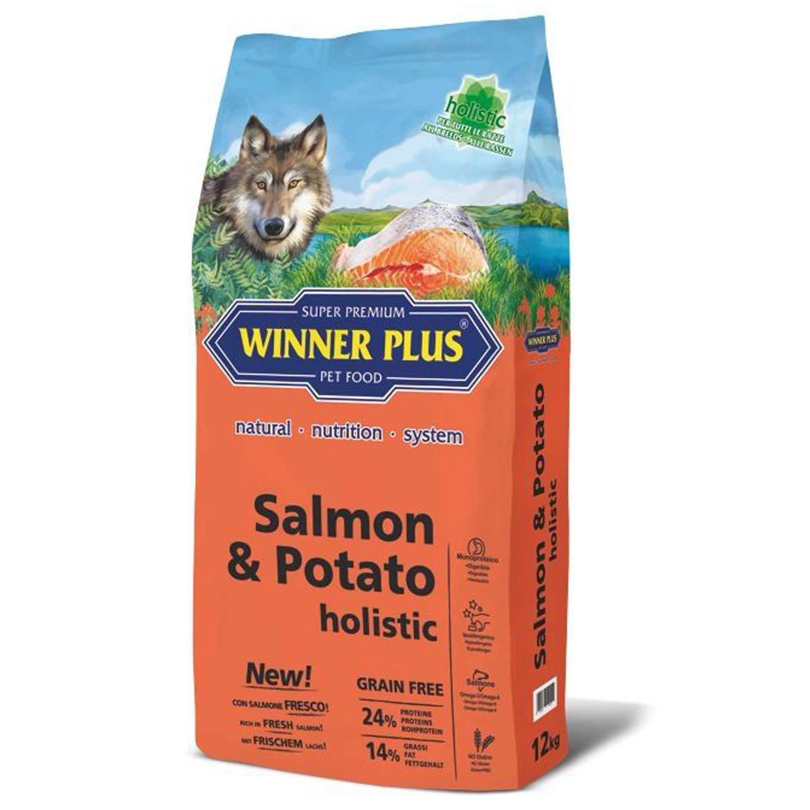 Winner Plus Holistic Salmon & Potato con salmone fresco