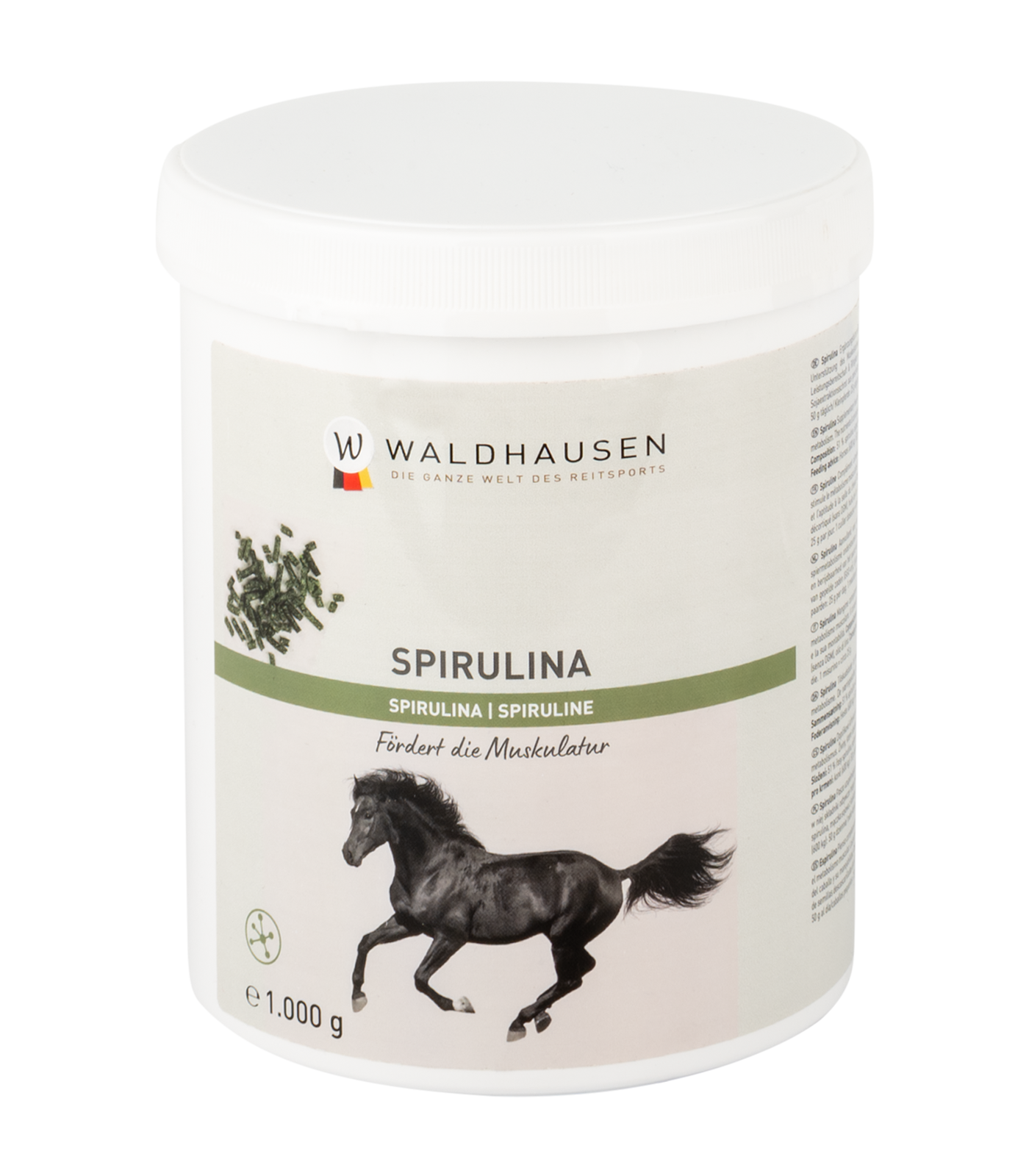 Spirulina in pellet - sostiene la muscolatura e il metabolismo muscolare, 1 kg