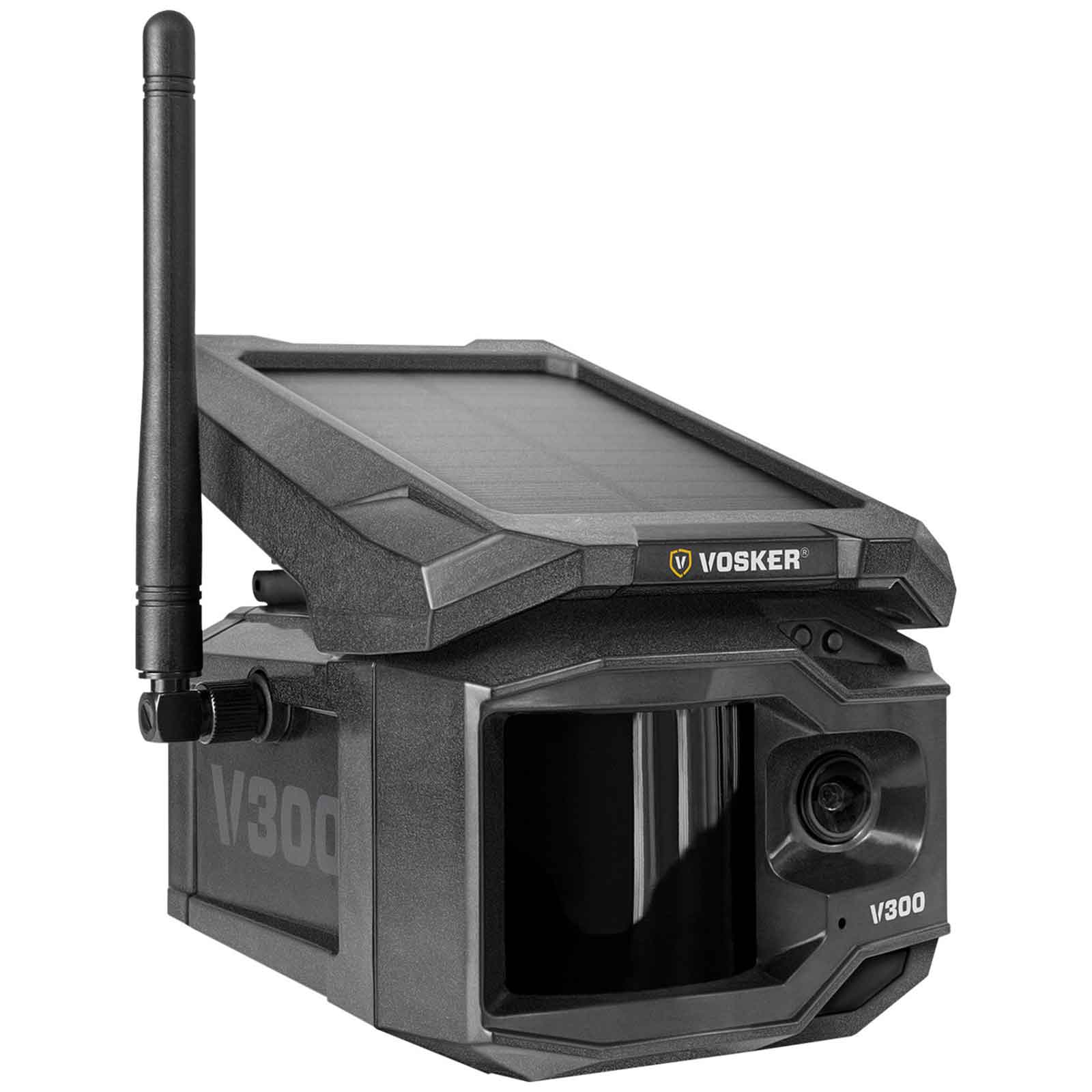 Vosker V300 Telecamera di sorveglianza + Powerbank Solare + Base Annuale