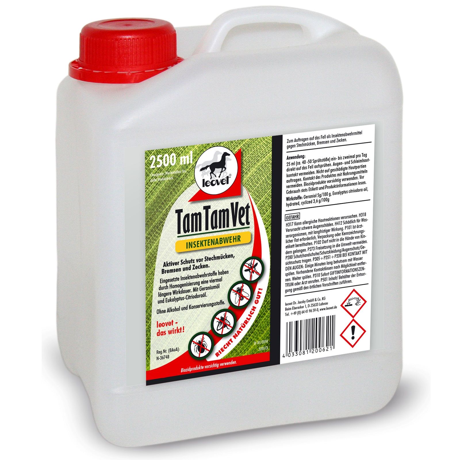 Leovet Tam Tam Spray repellente per insetti con olio di geranio 2,5 L