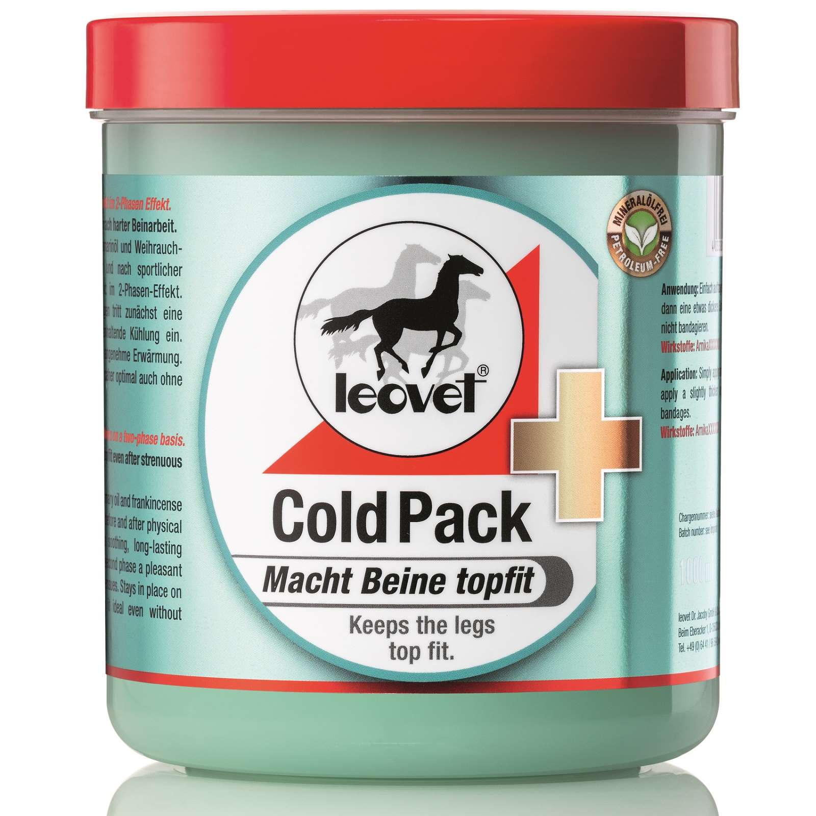 Leovet Cold Pack Crema muscolare per cavalli 1 L
