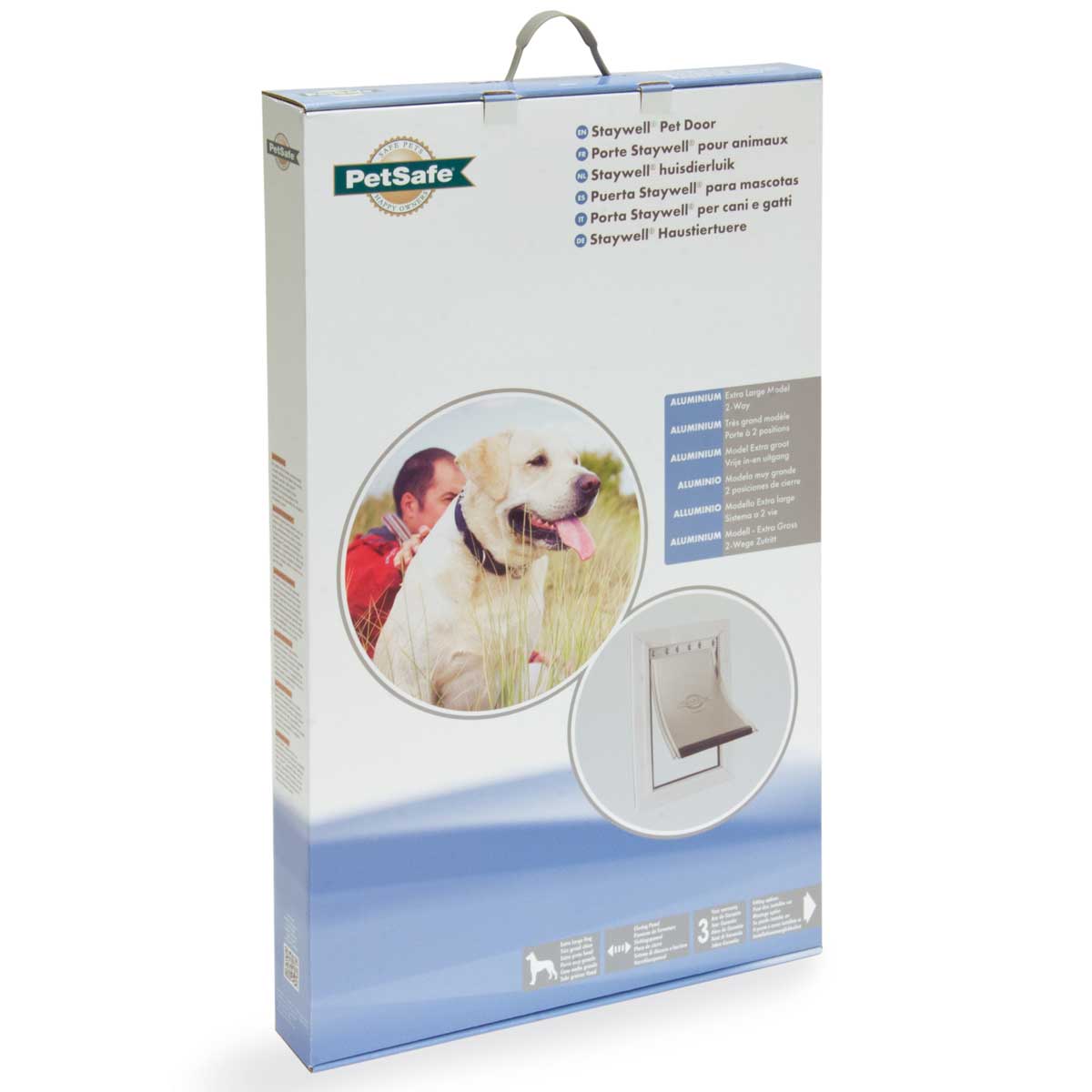 PetSafe Staywell Porta basculante per cani in alluminio 660ML. Fino a 100 Kg