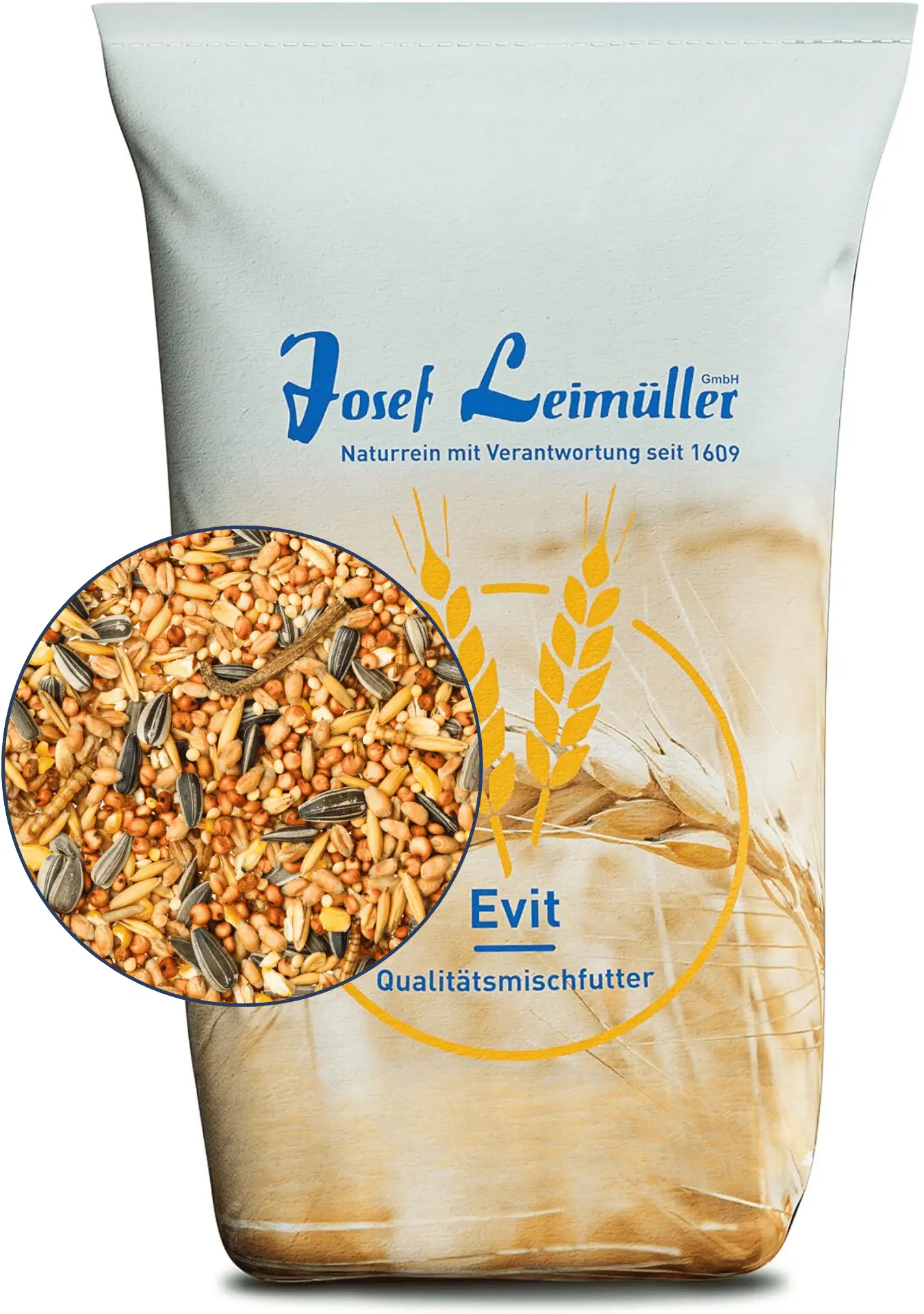 Leimüller Mangime estivo per uccelli selvatici con camole della farina 5 kg