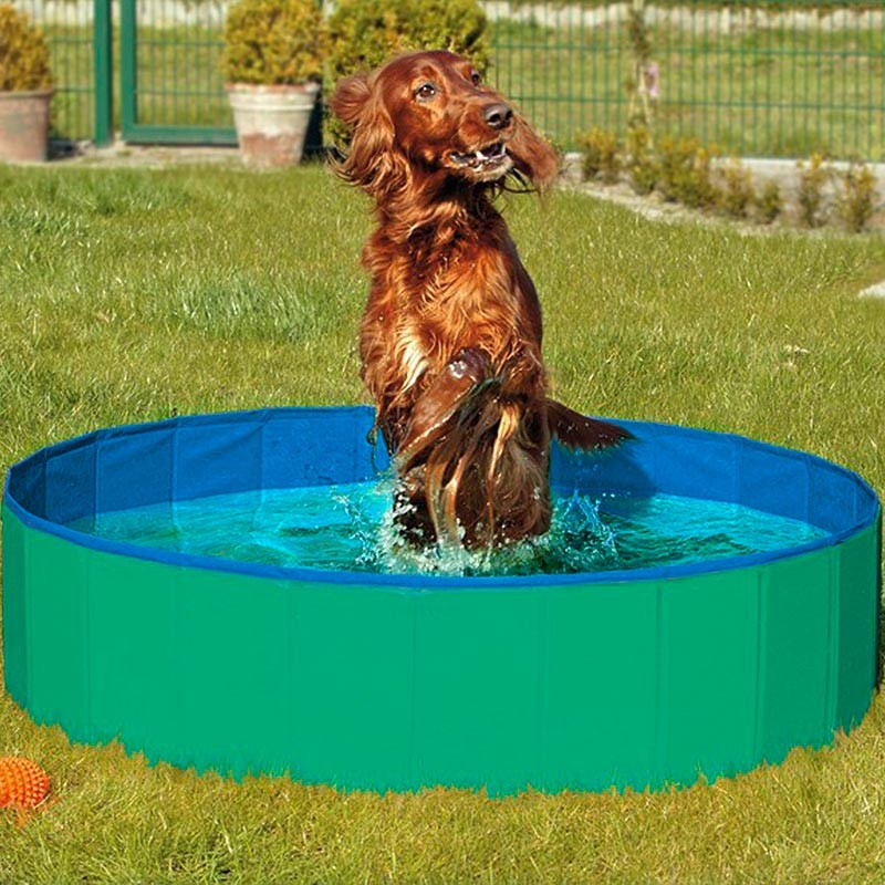 Karlie Piscina per cani verde-blu 120 cm