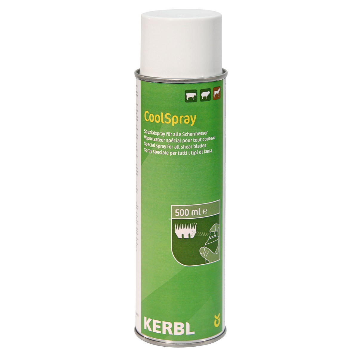 Kerbl Coolspray detergente e refrigerante per tosatrici 500 ml