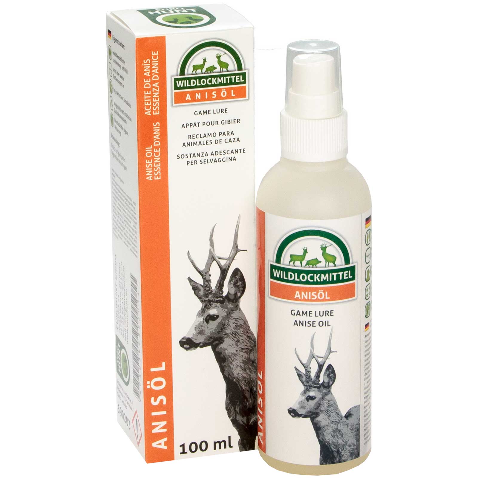 Spray attrattivo per selvaggina all'olio di anice 100 ml
