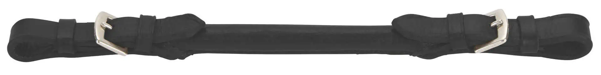Staffile in pelle nero 30 cm