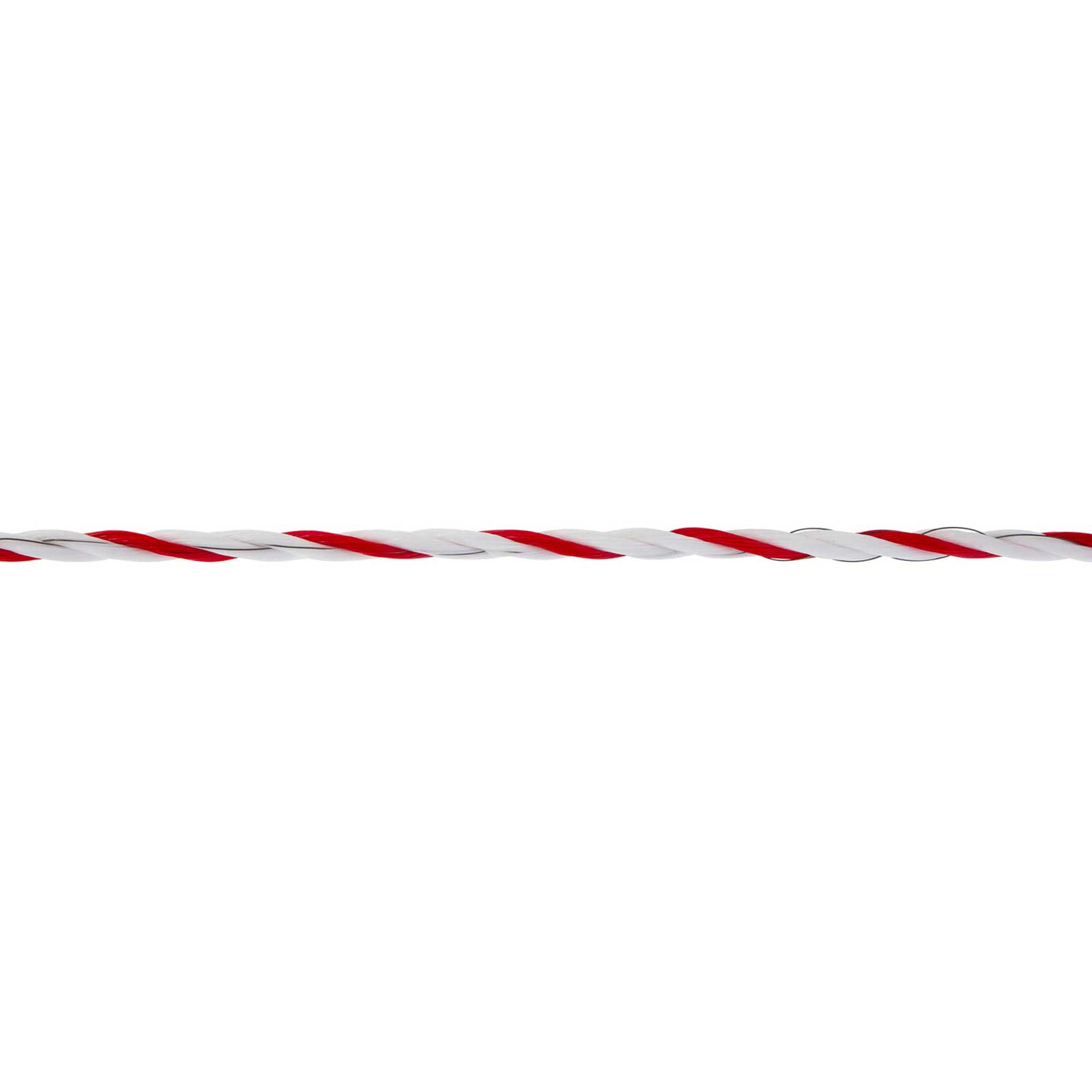 AKO Corda per recinto elettrico TopLine Plus 200 m, Ø 6mm, 6x0.30 TriCOND, bianco / rosso