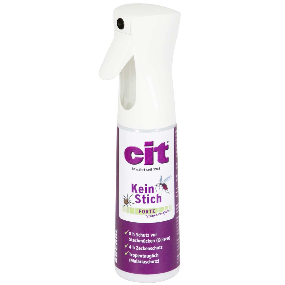 Cit KeinStich Forte Spray antizanzare, antizecche e repellente per insetti 300 ml