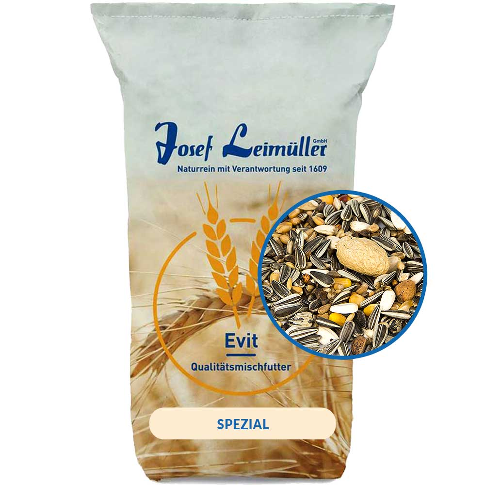 Leimüller Mangime per pappagalli con cereali e semi di girasole 5 kg