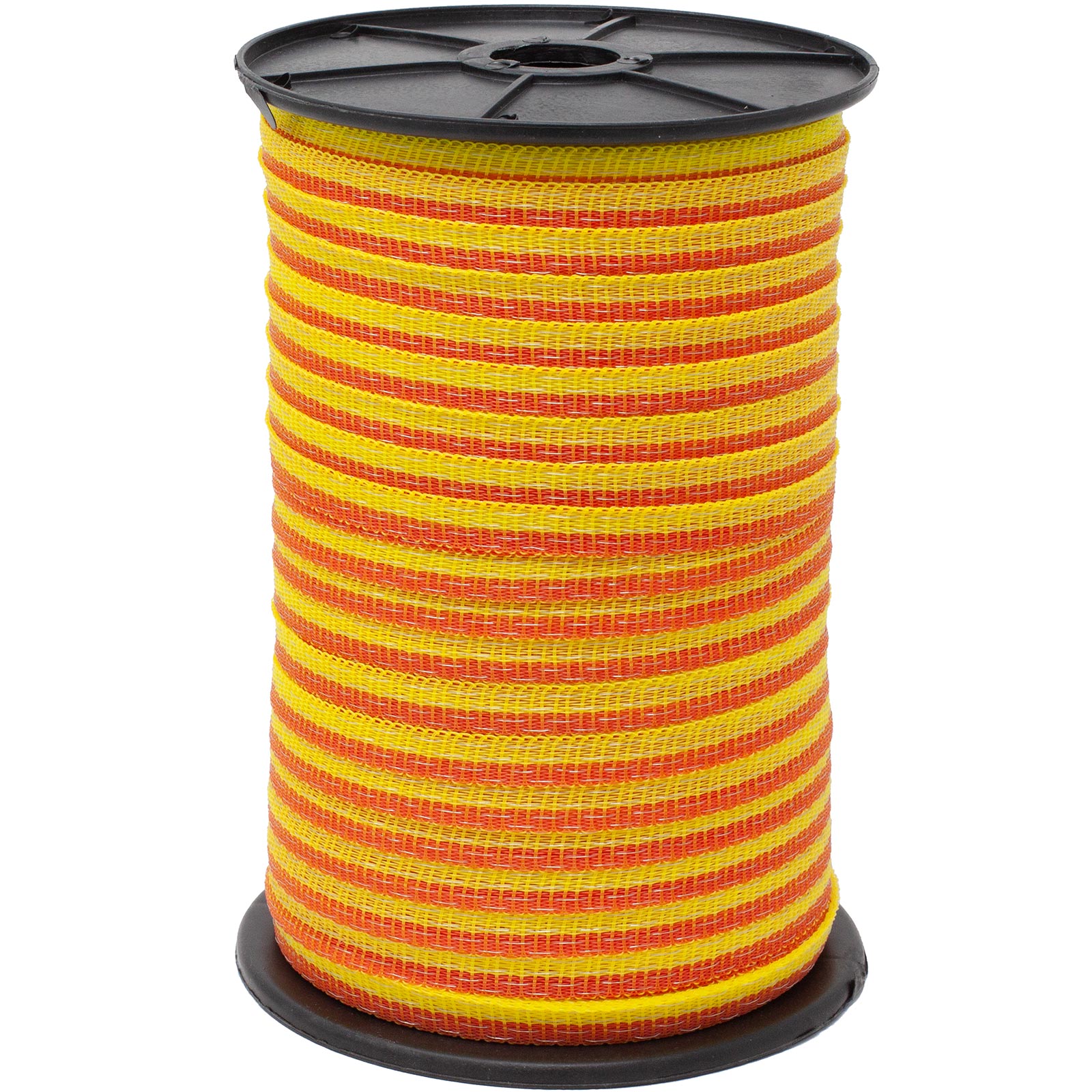 Agrarzone Nastro per recinto elettrico BASIC 10 mm, 4x0,16 acciaio inox, giallo-arancio