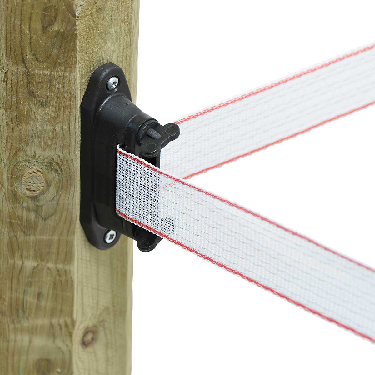 10x AKO Isolatore per linee di recinti e angoli con inserti in gomma fino a 4 cm