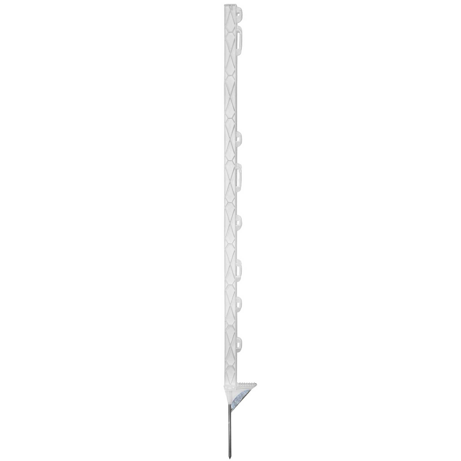 5x AKO Paletto in plastica TITAN PLUS con rinforzo metallico 110 cm Bianco