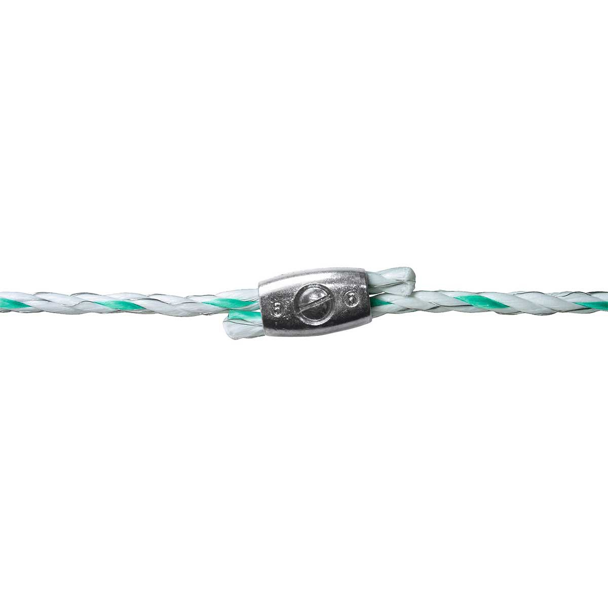 10x Connettore per filo e corda recinto elettrico zincato 2,5 mm