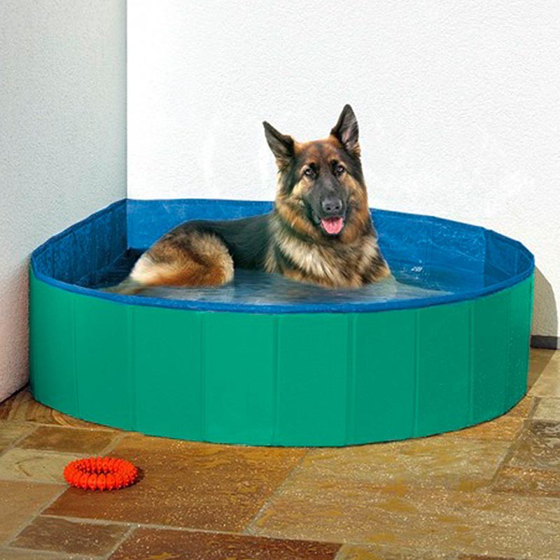 Karlie Piscina per cani verde-blu 120 cm