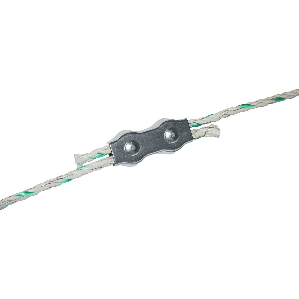 10x AKO Connettore corda per recinto elettrico in acciaio inox 6,0 mm