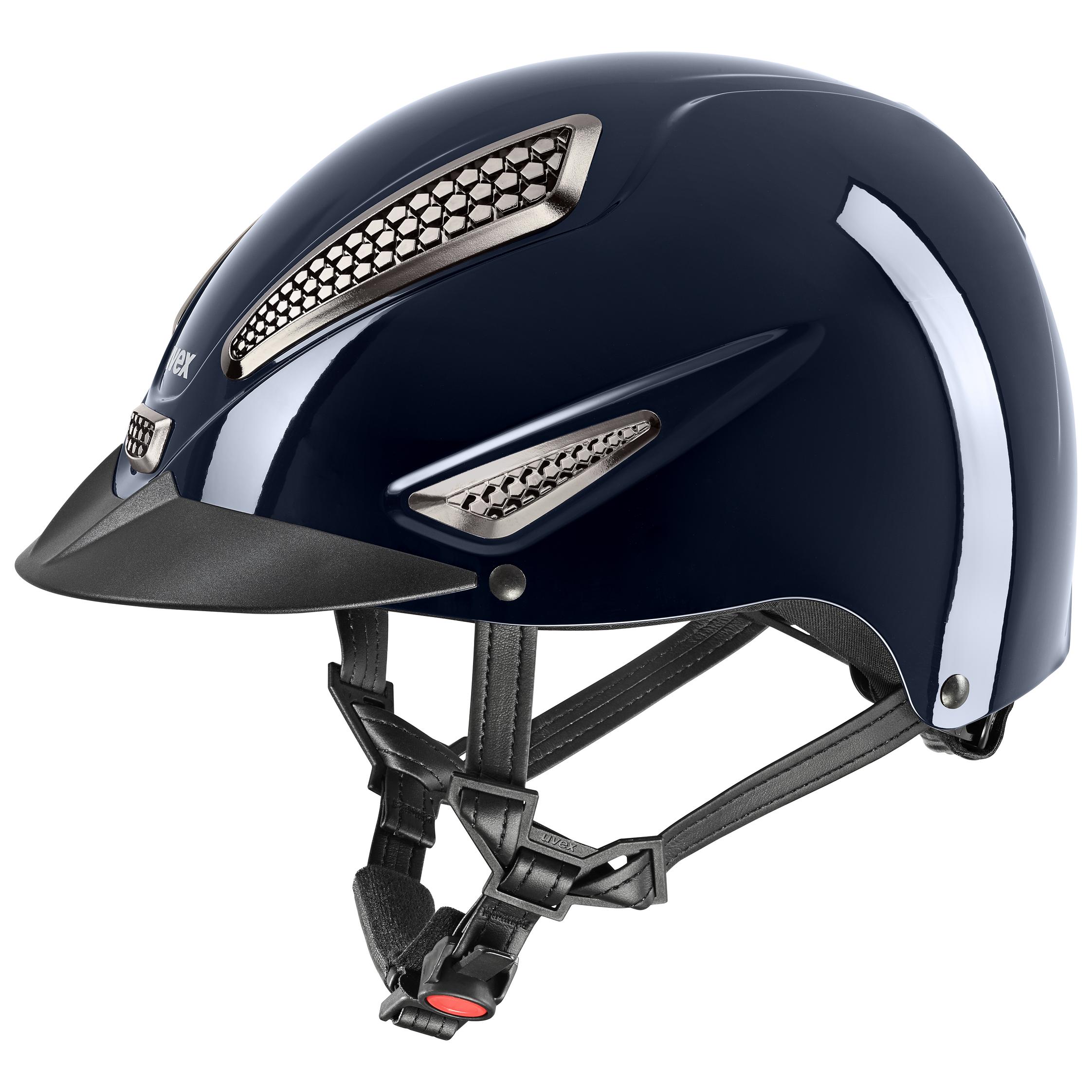 Casco da equitazione uvex perfexxion III navy lucido XXS-S