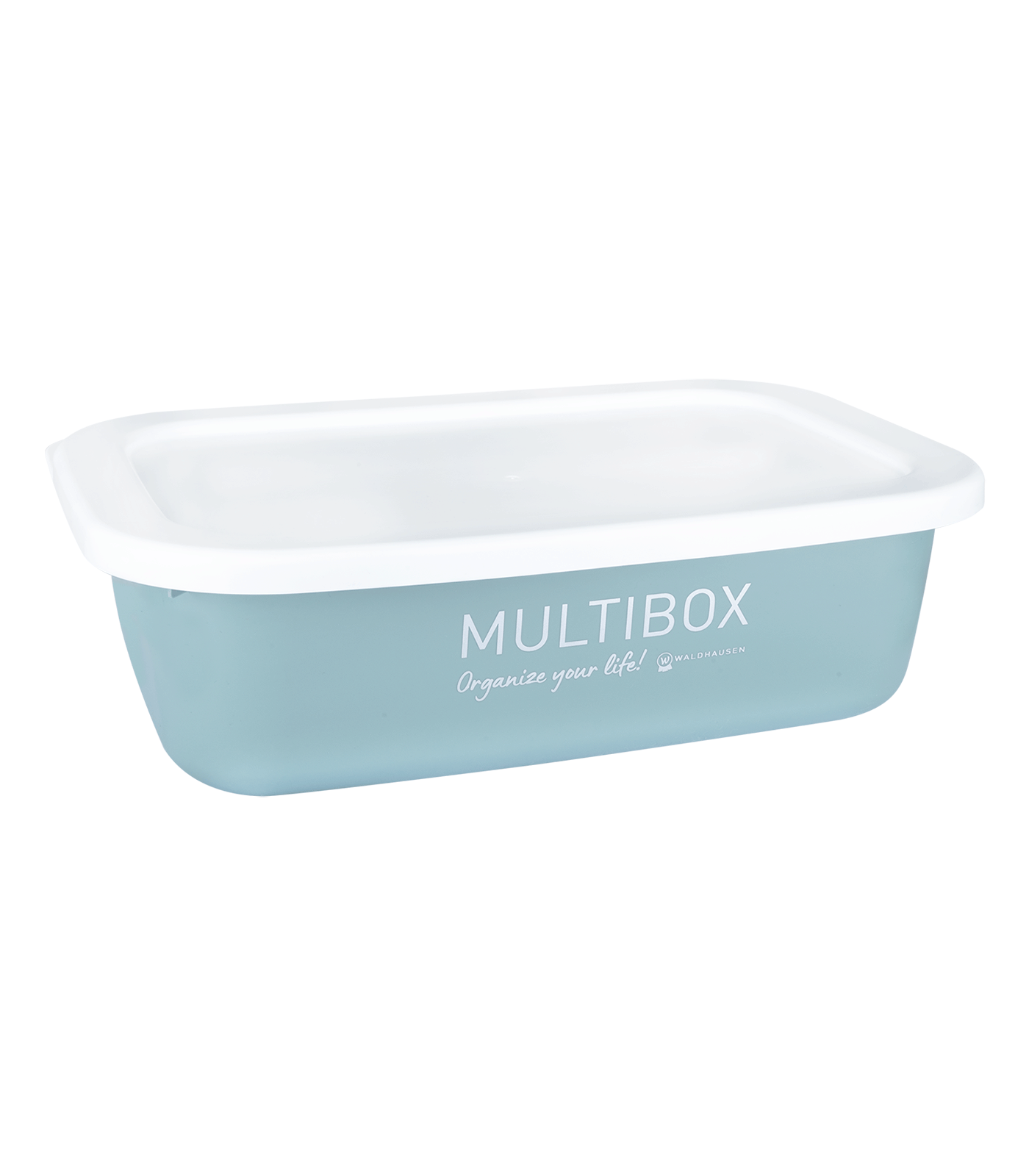 Waldhausen Multibox "Organize your life!" con coperchio, 3L, turchese
