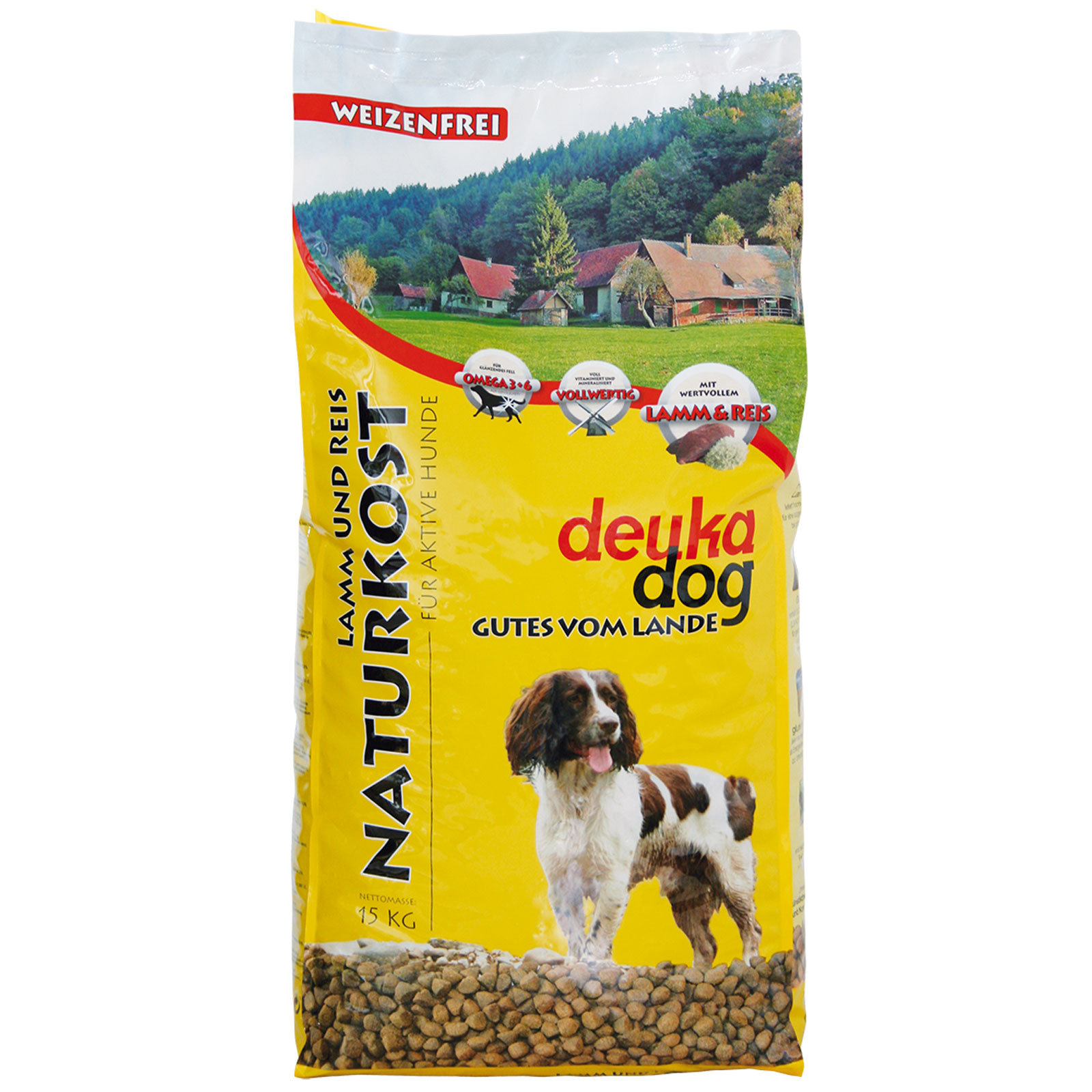 Deuka Naturkost Mangime per cani con riso e vitello 5 kg