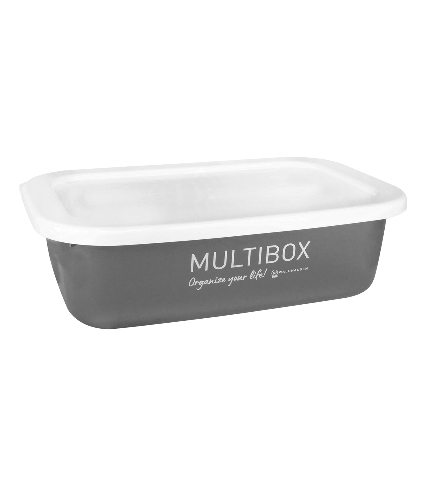 Waldhausen Multibox "Organize your life!" con coperchio, 3L, grigio