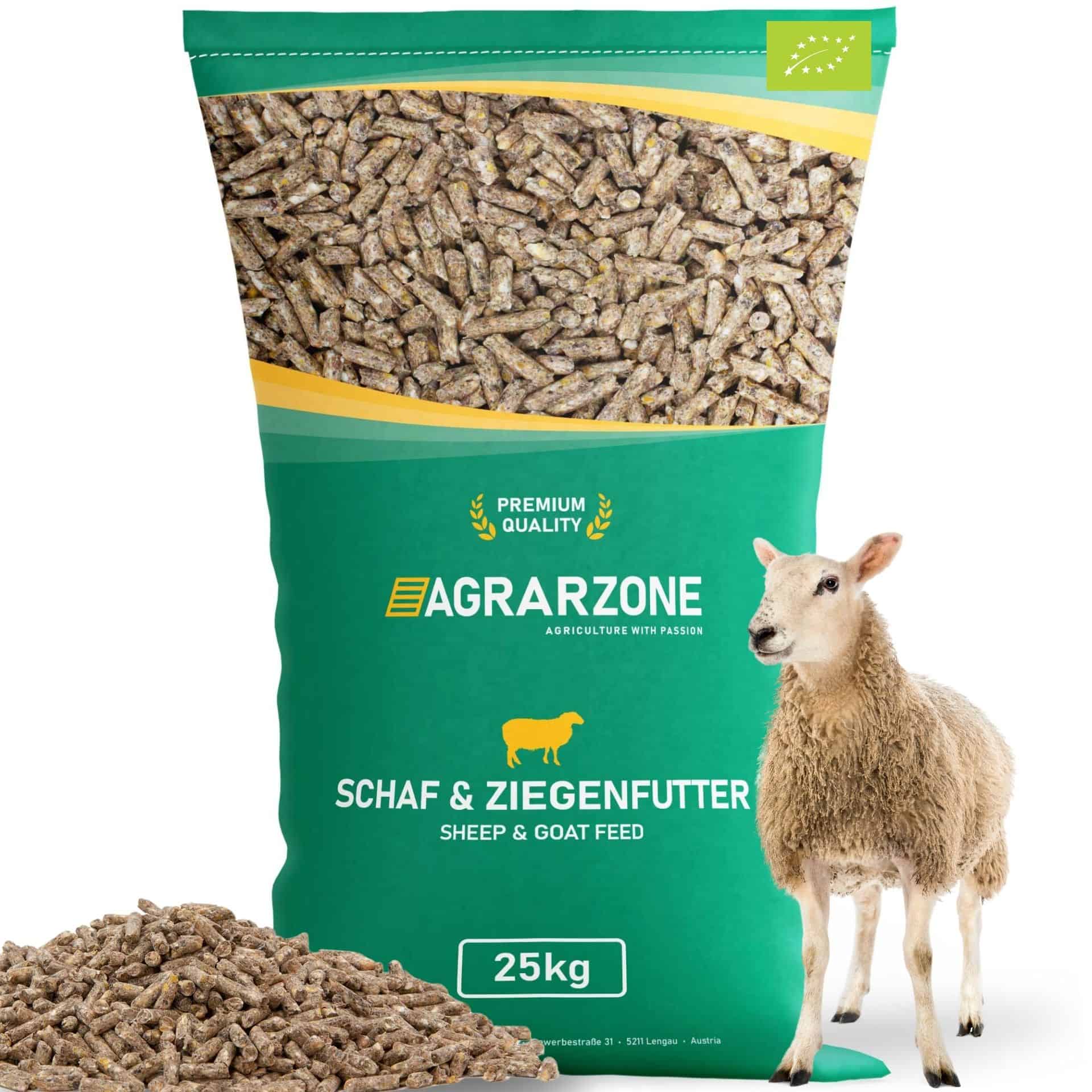 Agrarzone BIO Mangime biologico per pecore e capre in pellet 25 Kg